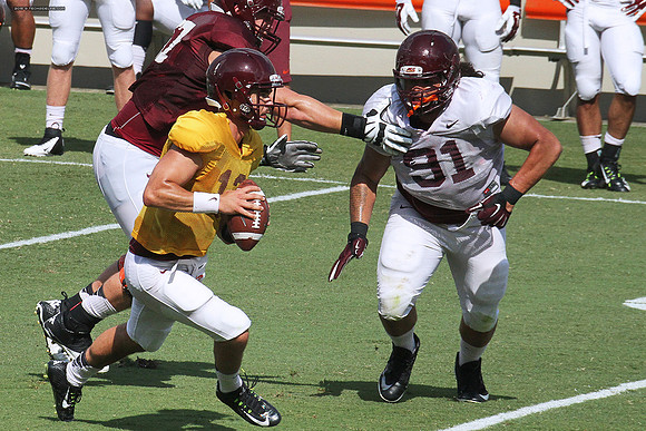 2015.08.22. VT Football Scrimmage.