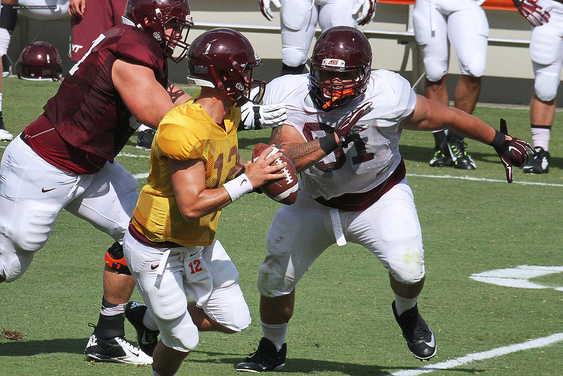 2015.08.22. VT Football Scrimmage.