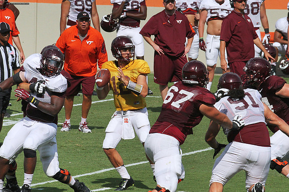 2015.08.22. VT Football Scrimmage.