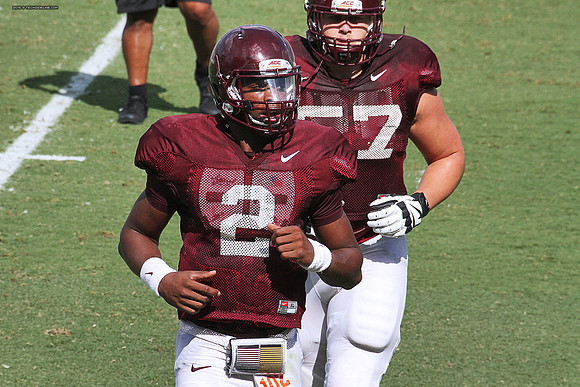 2015.08.22. VT Football Scrimmage.
