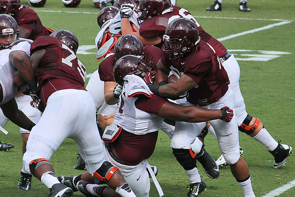 2015.08.22. VT Football Scrimmage.