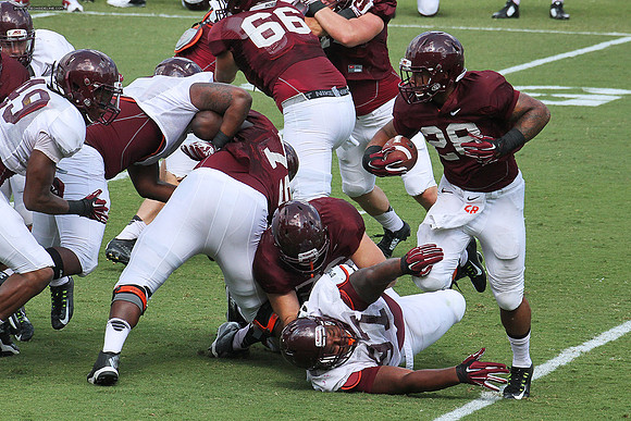 2015.08.22. VT Football Scrimmage.