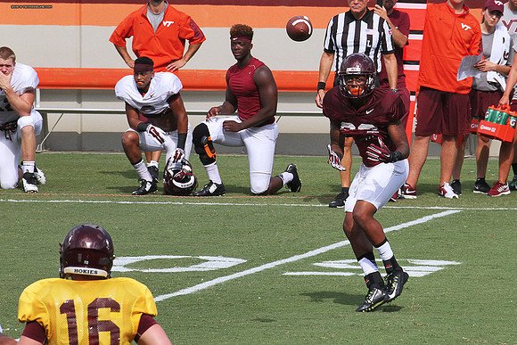 2015.08.22. VT Football Scrimmage.