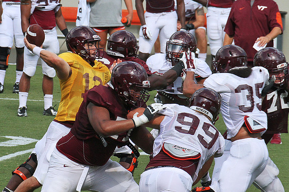 2015.08.22. VT Football Scrimmage.