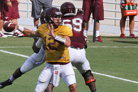 2015.08.22. VT Football Scrimmage.
