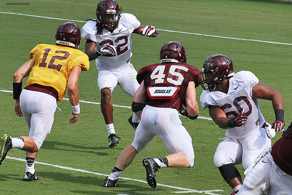 2015.08.22. VT Football Scrimmage.