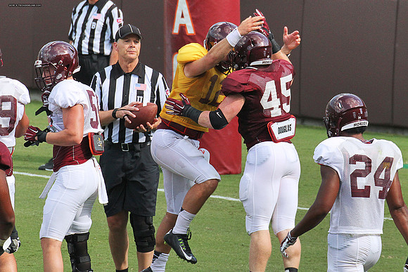 2015.08.22. VT Football Scrimmage.