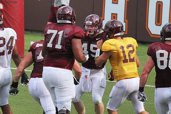 2015.08.22. VT Football Scrimmage.