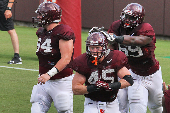 2015.08.22. VT Football Scrimmage.