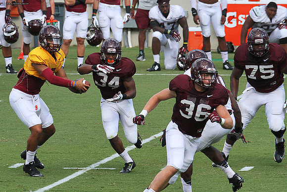 2015.08.22. VT Football Scrimmage.