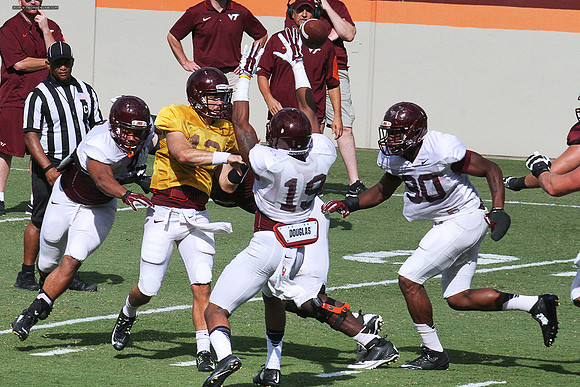 2015.08.22. VT Football Scrimmage.