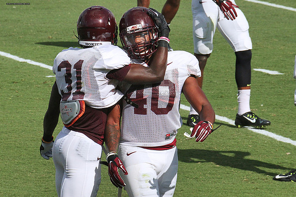 2015.08.22. VT Football Scrimmage.