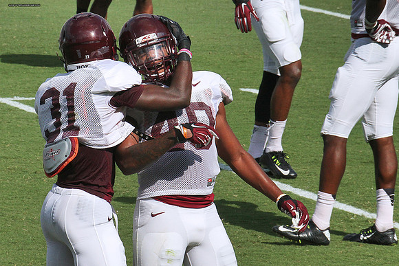 2015.08.22. VT Football Scrimmage.