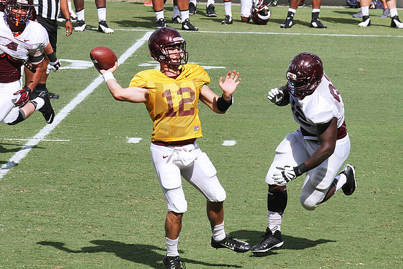 2015.08.22. VT Football Scrimmage.