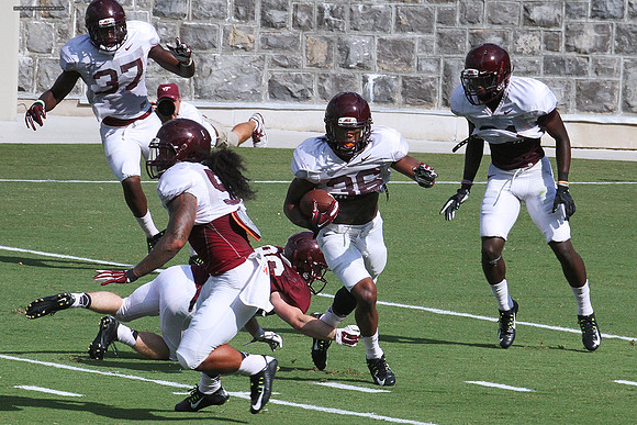 2015.08.22. VT Football Scrimmage.