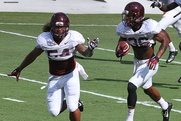 2015.08.22. VT Football Scrimmage.