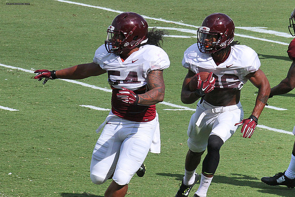 2015.08.22. VT Football Scrimmage.