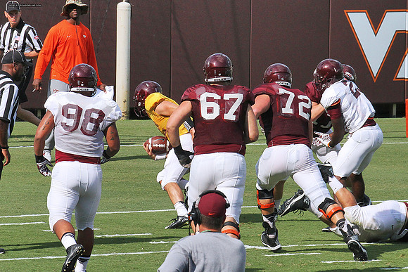 2015.08.22. VT Football Scrimmage.