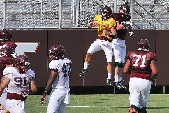 2015.08.22. VT Football Scrimmage.