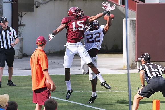 2015.08.22. VT Football Scrimmage.