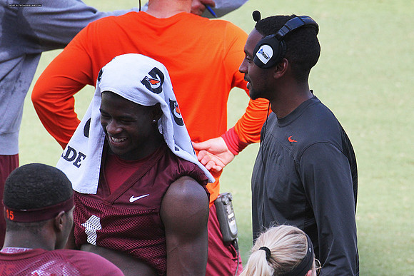 2015.08.22. VT Football Scrimmage.