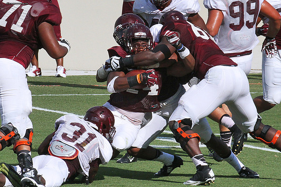 2015.08.22. VT Football Scrimmage.
