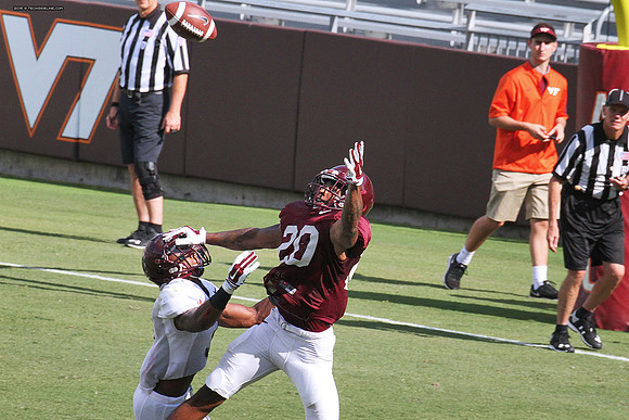 2015.08.22. VT Football Scrimmage.