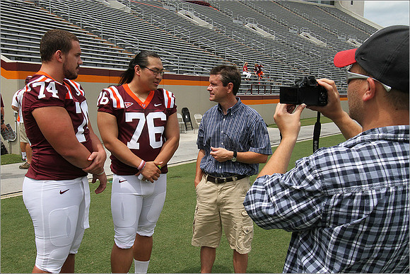 2012.08.11. Virginia Tech Football. Media Day.