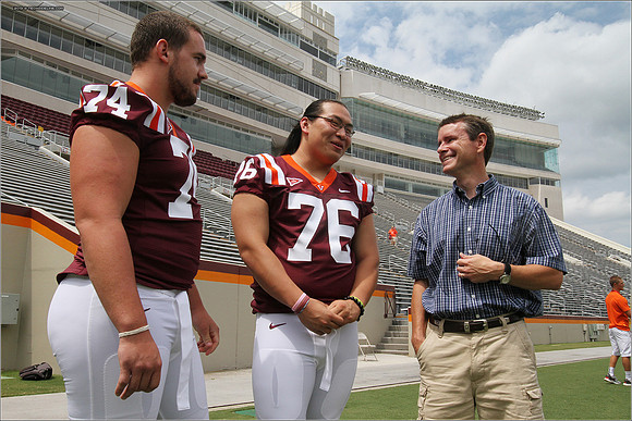 2012.08.11. Virginia Tech Football. Media Day.