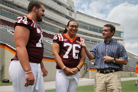 2012.08.11. Virginia Tech Football. Media Day.
