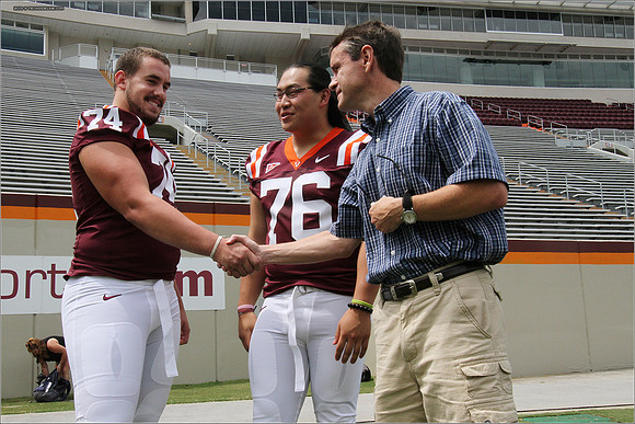 2012.08.11. Virginia Tech Football. Media Day.