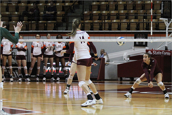 2013.11.08. Miami FL at VT. Volleyball.