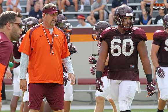 2016.08.23. VT Football Practice.