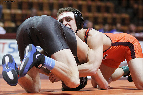 2014.01.17. Wrestling. UNC at VT