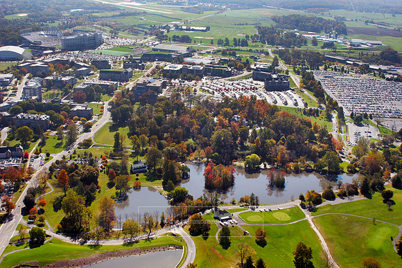 Birdseye View of VT Campus.