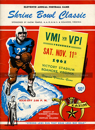 1961.11.11. VT vs VMI. Freshmen.