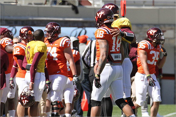 2013 Spring Game at Virginia Tech.