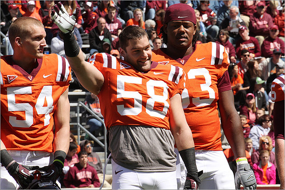 2013 Spring Game at Virginia Tech.