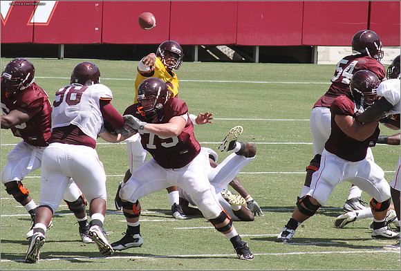 2011.08.20. Virginia Tech Football. Scrimmage.