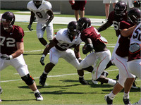 2011.08.20. Virginia Tech Football. Scrimmage.