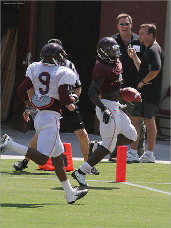 2011.08.20. Virginia Tech Football. Scrimmage.