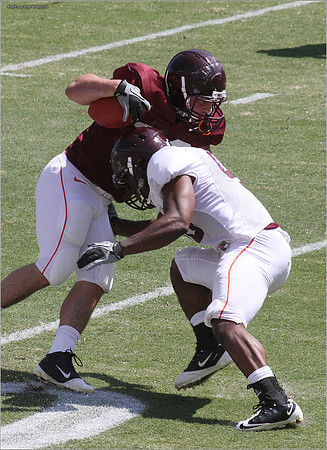 2011.08.20. Virginia Tech Football. Scrimmage.
