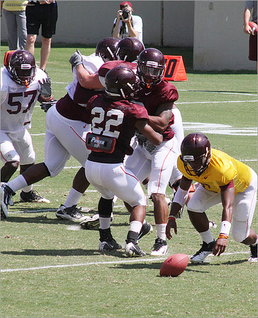 2011.08.20. Virginia Tech Football. Scrimmage.