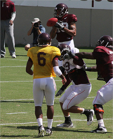 2011.08.20. Virginia Tech Football. Scrimmage.