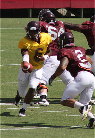2011.08.20. Virginia Tech Football. Scrimmage.