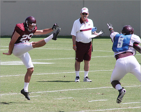 2011.08.20. Virginia Tech Football. Scrimmage.