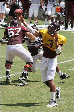 2011.08.20. Virginia Tech Football. Scrimmage.