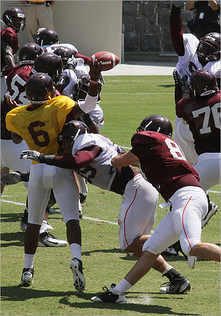 2011.08.20. Virginia Tech Football. Scrimmage.