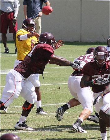 2011.08.20. Virginia Tech Football. Scrimmage.