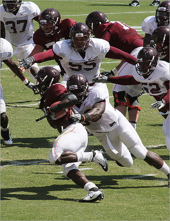 2011.08.20. Virginia Tech Football. Scrimmage.